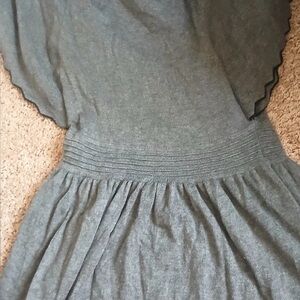 Gray Knit Dress